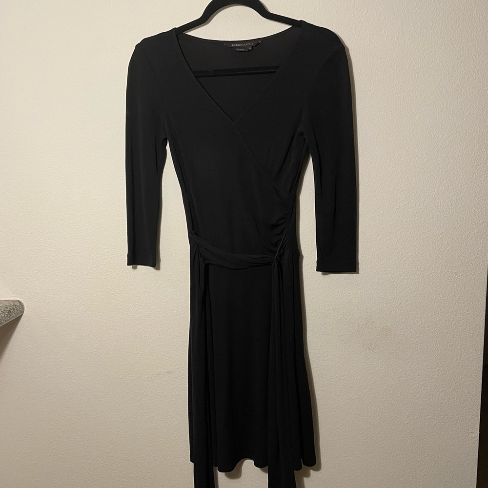 MCBGMAZRIA black quarter sleeve dress